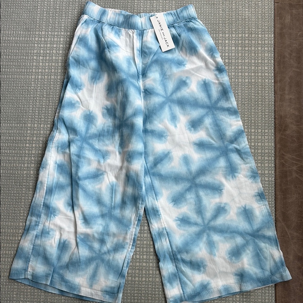 Janie and Jack Blue Tie-Dye Kids Casual Bottoms